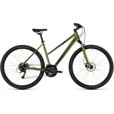CUBE NATURE TRAPEZ Hybrid Bike Green 2023 0